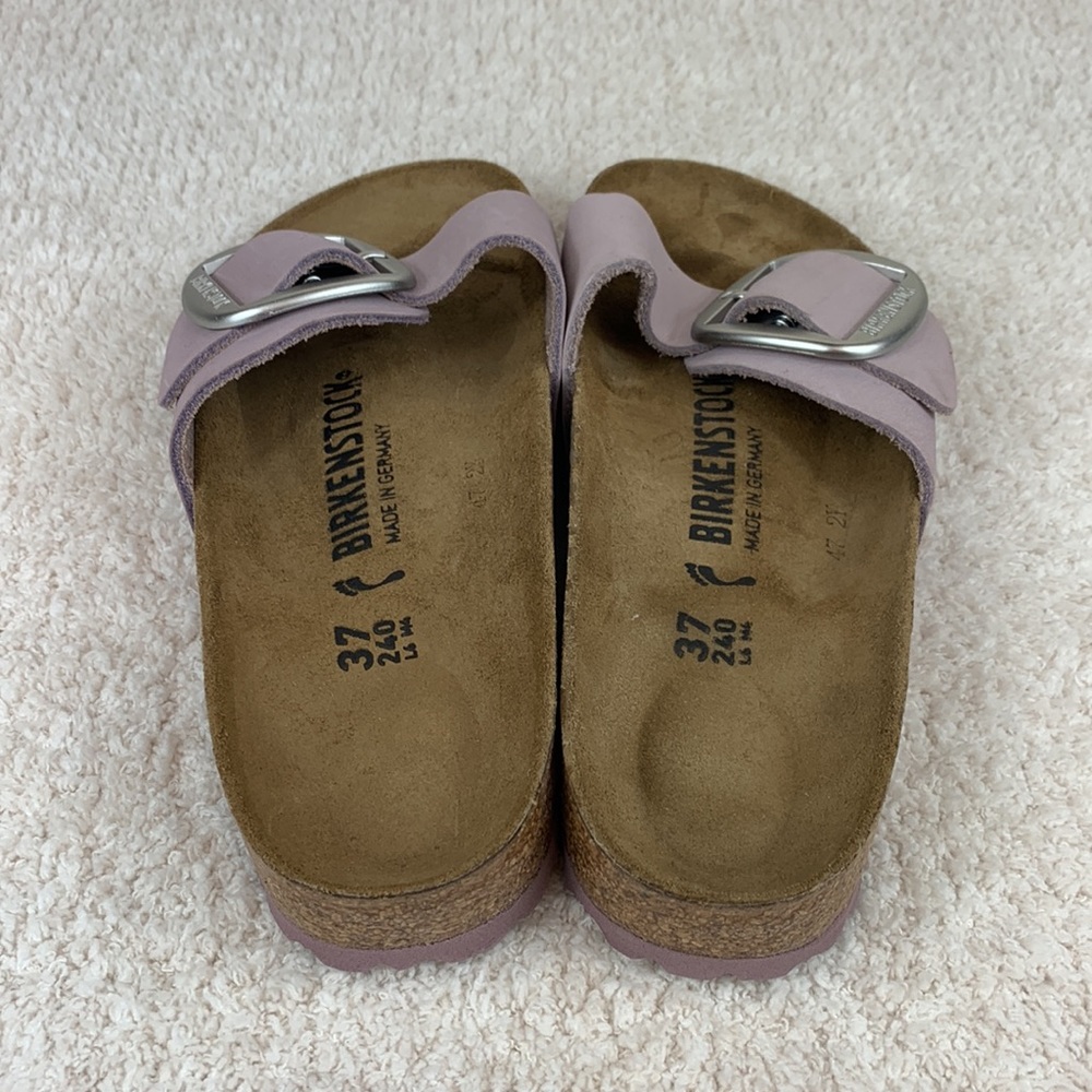 Birkenstock Madrid Big Buckle in Yomo Lilac - Picture 7 of 9